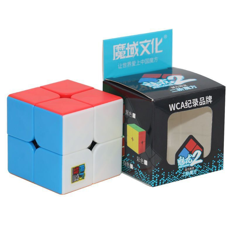 [ECube]MoYu Meilong 2 2x2x2 Magic Neo Cube Meilong bez naklejek kostka prędkości Puzzle dla dzieci prezent zabawki edukacyjne dla dorosłych