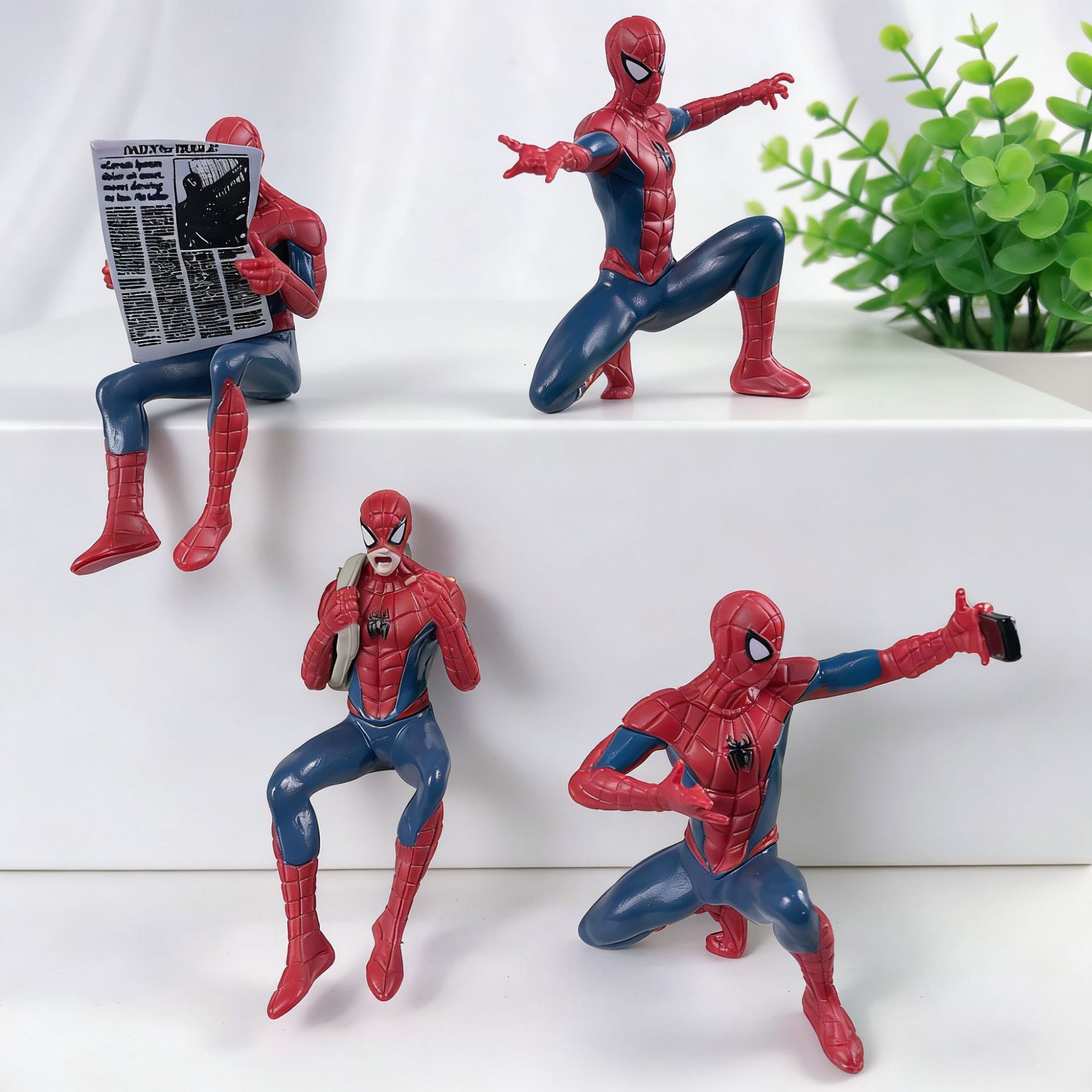 Superhelden-Actionfigur (7-9cm), Anime-Sammlerstück Mini-Modellfigur, Geschenk für Fans