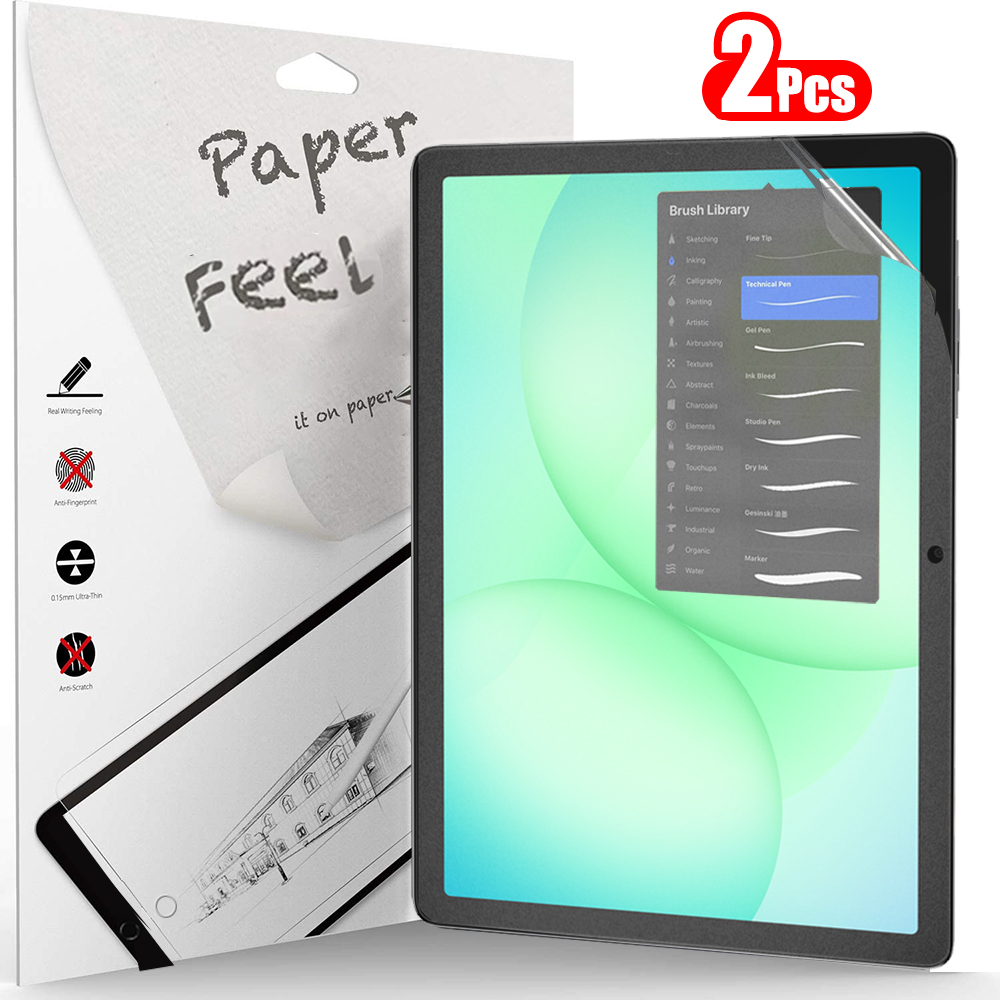 2 Buah Pelindung Layar Terasa Seperti Kertas untuk Samsung Galaxy Tab A11 A9 Plus A11 + A9 + A11 A9 8.7 Film Tanpa Kaca