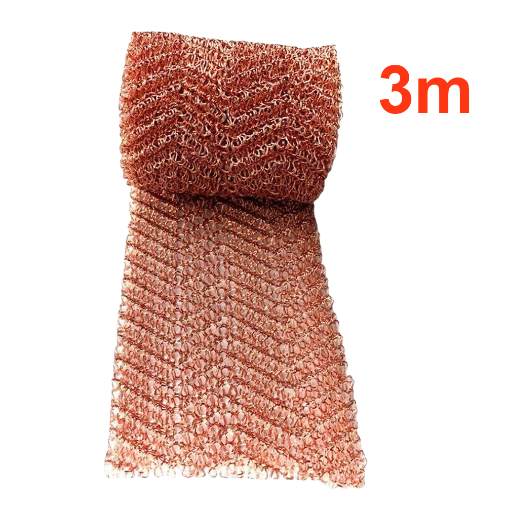 Copper Mesh Slug Repeller Long Lasting Slug Repellent Copper Net Copper Wire Mesh for Mouse Rat Rodent Control