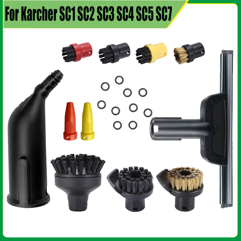 Karcher sc1 sc2 sc3 sc4 sc5 sc7 ctk10 acessórios para aspirador de pó a vapor substituição escova de limpeza acessórios de bico redondo