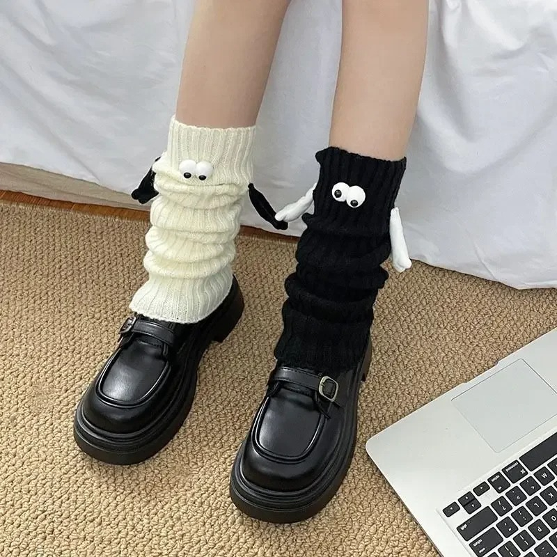 2025, neue, heiß verkaufte, heiße Mädchen-Beinabdeckung, kreativ, lustig, Ins-Stil, trendige Persönlichkeit, Paar, warme Herbst- und Wintersocken