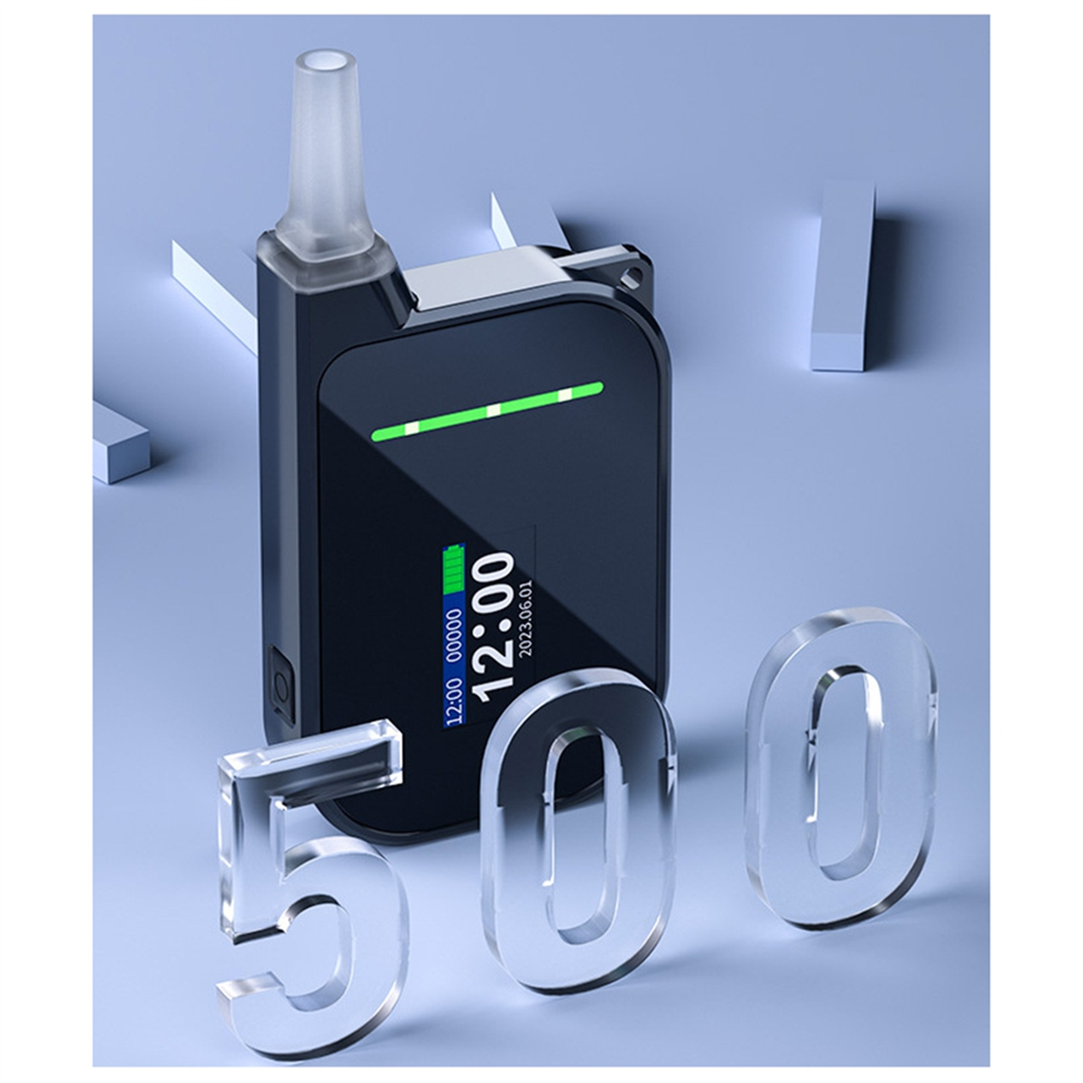 Analizador de Alcohol H3, Detector de boquilla, probador de Alcohol, medidor de Alcohol portátil, llavero Digital
