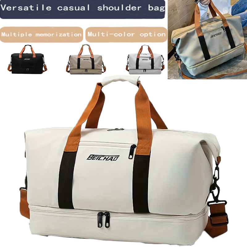 Reisetasche Kurzstrecken-Gepäck Tragbare Fitnesstasche Schulter-Umhängetasche Brusttasche Handtasche Reisetasche Weekender-Tasche
