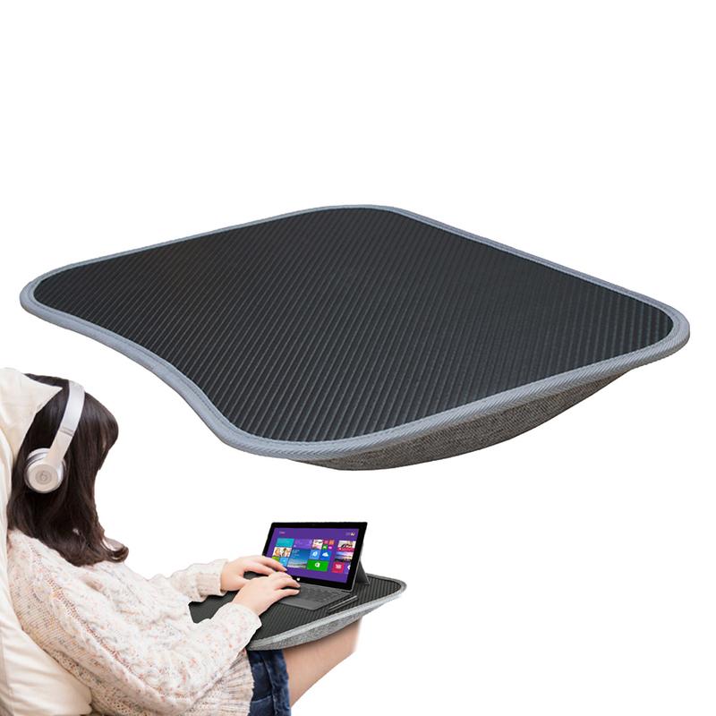 Laptop Lap Desk com Almofada, Lapdesk Computador, travesseiro macio, portátil Pad, Grande Segurar