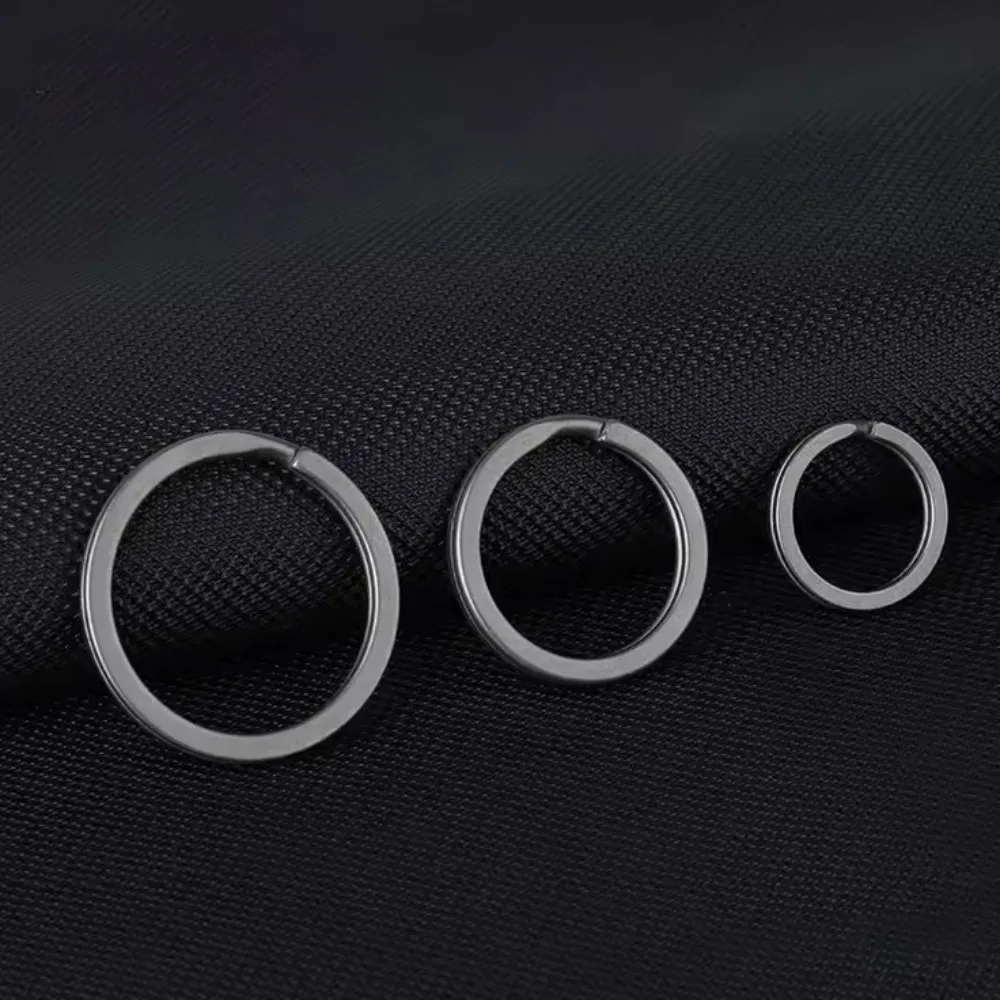 Gantungan kunci mobil Titanium, Gantungan Kunci Titanium, gantungan kunci datar, cincin pegangan, gantungan kunci mobil ringan, gesper kunci cepat, Aksesori Hadiah