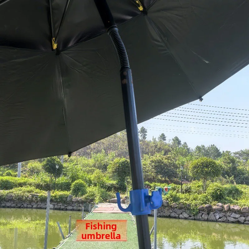 Strandparasolanker Middenpaal met vierhoekige haak Plastic parasolaccessoire voor de binnenplaats Essentieel voor stabiele schaduw buitenshuis