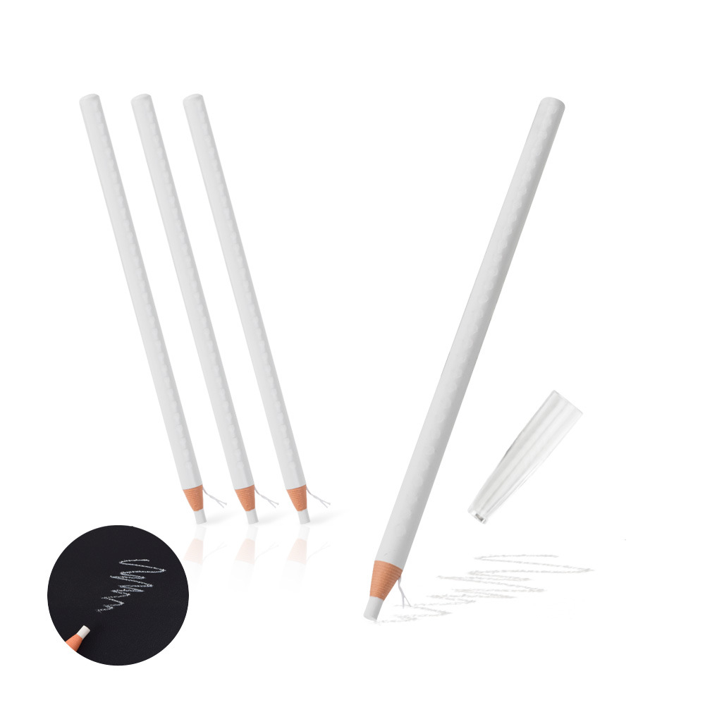 1/2/3 Trắng Microblading Hình Xăm Lông Mày Bút Đánh Dấu Chân Mày Da Bút Bút Chì Định Vị Phụ Kiện Dụng Cụ