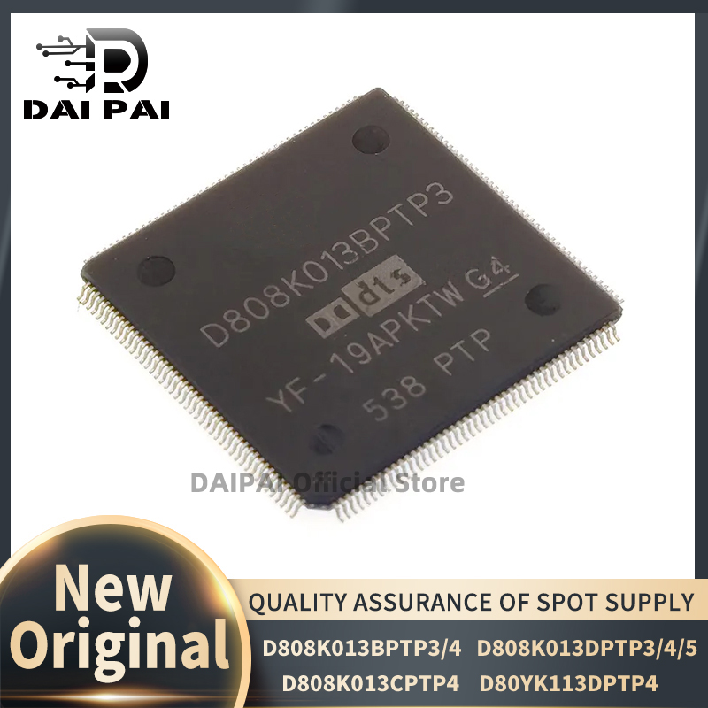 (1 Stuks) 100% Nieuwe Originele D808K013BPTP4 D808K013CPTP4 D808K013BPTP3 D808K013DPTP3 D808K013DPTP4 D808K013DPTP5 D80YK113DPTP4 QFP