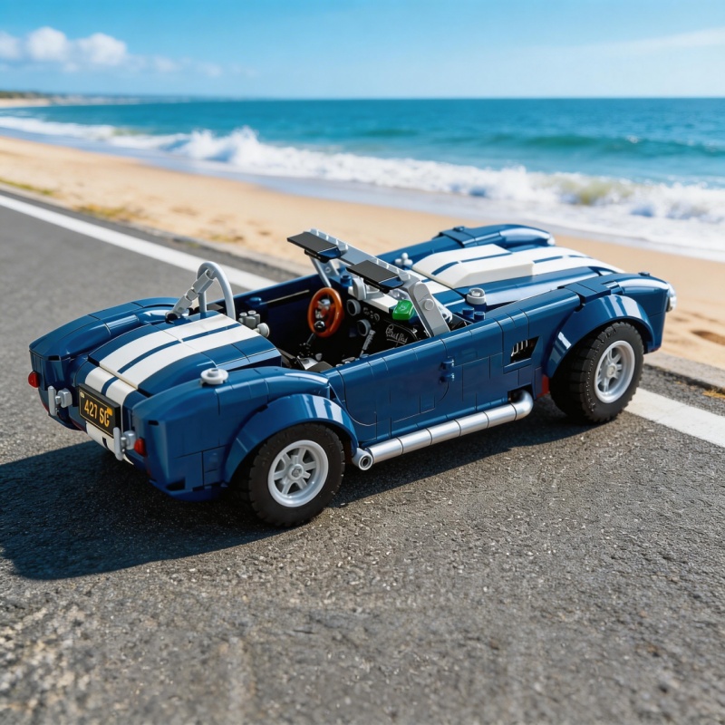 1241 Teile Shelby Cobra Sportwagen Modellbausatz Bürodekoration Weihnachts- und Geburtstagsgeschenk Spielzeug für Jungen und Erwachsene