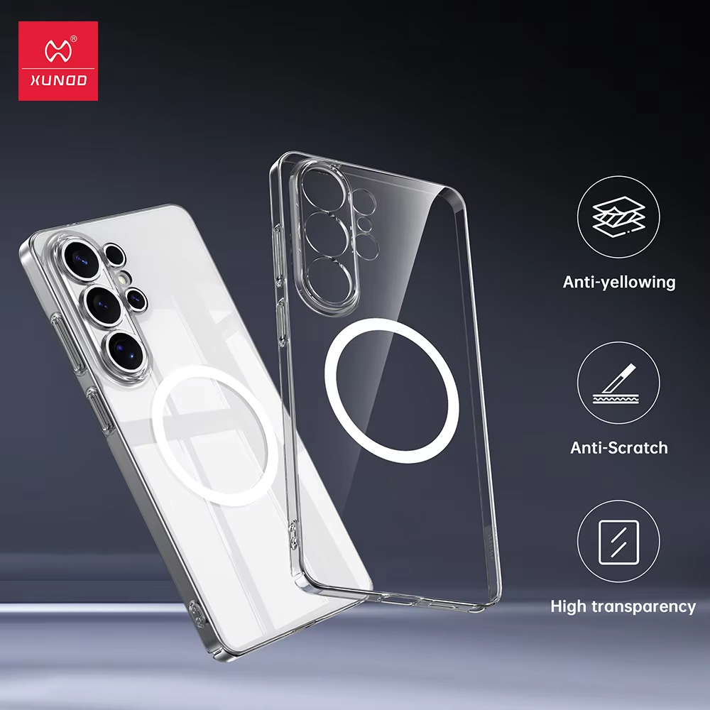 Xundd For Samsung Galaxy S26 Ultra Magnetich Case. Camera Protection Ultra Transparency PC Clear Cover, Thin&Lightweight