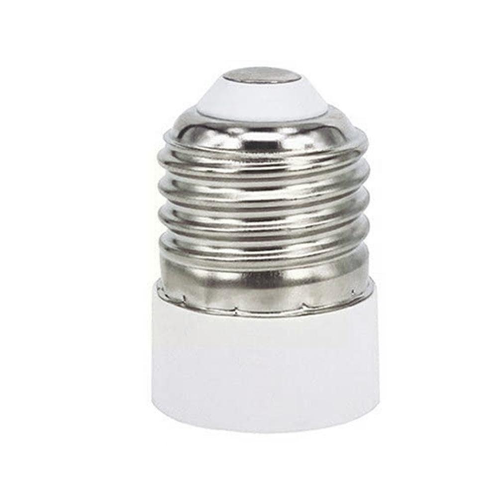 Convertidor de enchufe de luz de lámpara E27 a E14, adaptador de bombilla LED, accesorios E14, E27, extensión de iluminación blanca, 1 unidad