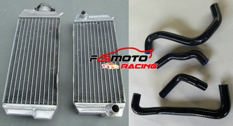 Para HONDA ATC 250R 250 R 1985-1986 85 86 Radiador de alumínio + mangueira de silicone