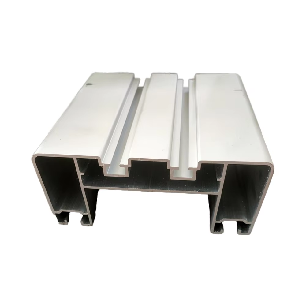 Perfil de aluminio extruido grande personalizado de fábrica de personalización para pared de cortina Material de construcción de perfil de extrusión de aluminio