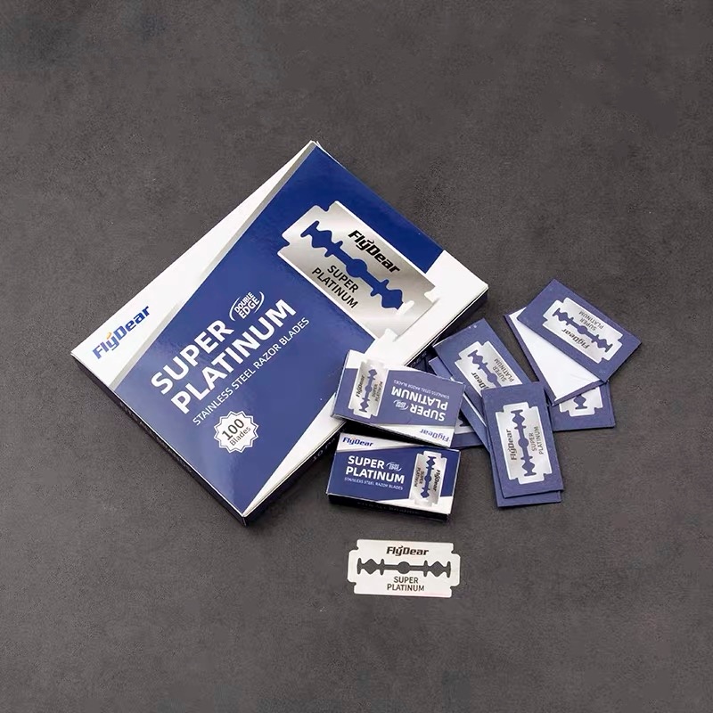 Hoja de afeitar, raspador de acero inoxidable, limpieza sin oxidación, afeitadoras de cabeza compactas y portátiles para hombres calvos para el hogar