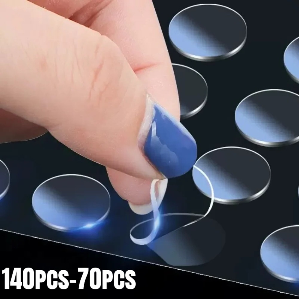 140 Stück Nano doppelseitiges Klebeband, rund, spurlos, abnehmbar, wasserabweisend, Klebeband für DIY-Handwerk, Posterbefestigung