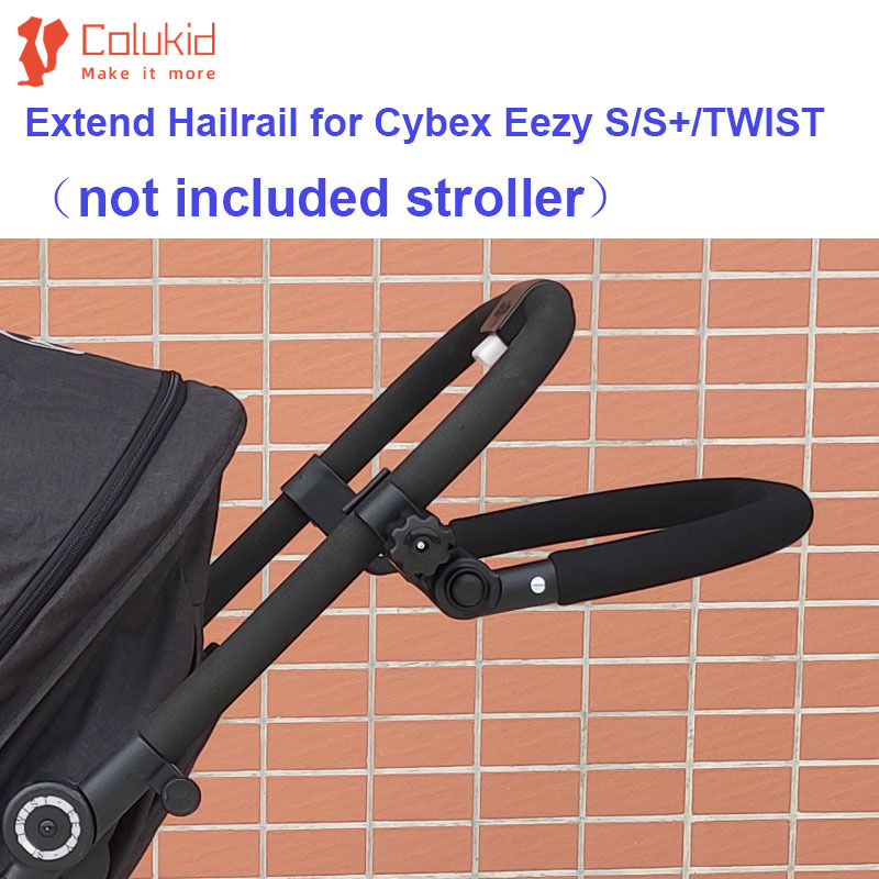 Acessórios para carrinho de bebê estender alça hailrail pára-choques para yoyo cybex eezy s/s +/twist
