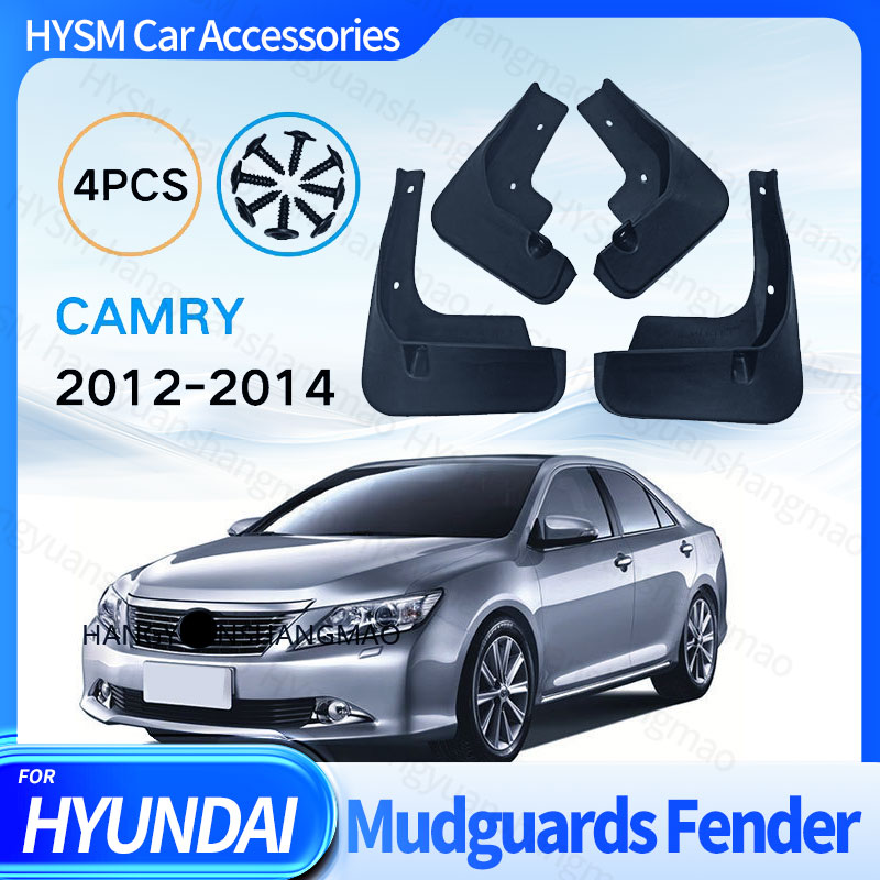 Mudflaps Mudguards for Toyota Camry 2012-2014 Regular Version Mudguards Tire Fenders Mud Flaps Wheel Guards Accessories 4x Tyre
