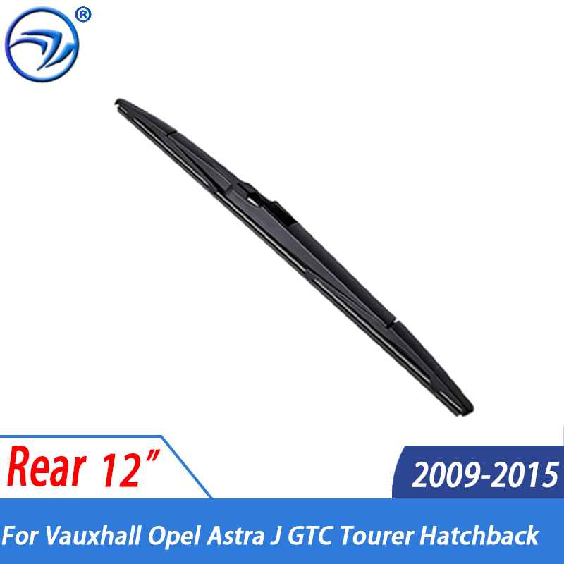 ใบปัดน้ําฝน 12 "ใบปัดน้ําฝนด้านหลังสําหรับ Vauxhall Opel Astra J GTC Tourer Hatchback 2009 - 2015 กระจกกระจกหน้าต่างด้านหลัง