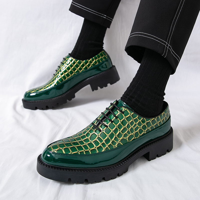 Marke Dicken Sohlen Komfort Zu Fuß Leder Schuhe Qualität männer Formale Business Hochzeit Leder Schuhe Mode Elegante Oxford Schuhe