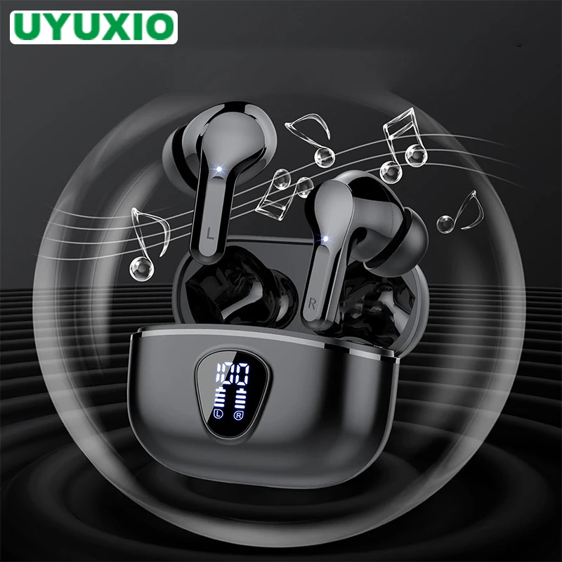 Новые беспроводные наушники Hi-Fi стерео наушники BT5.3 с шумоподавлением ENC 48H светодиодный дисплей вкладыши IP7 водонепроницаемые наушники