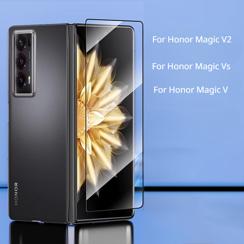 3D изогнутое закаленное стекло для Honor Magic V2 Vs V MagicV Magicvs Magicv2 Защитная пленка для экрана с полным покрытием 9H Прозрачная защитная пленка