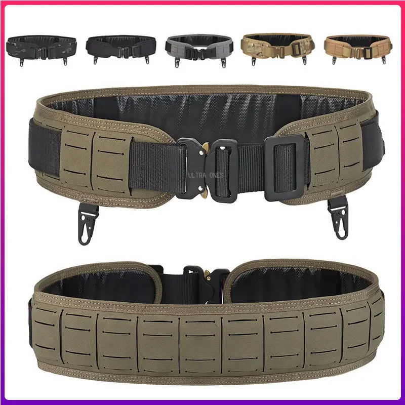 Тактический мягкий ремень для страйкбола CS Combat Molle, страйкбольные ремни, поясной ремень для пейнтбола, военные игры, охотничьи аксессуары