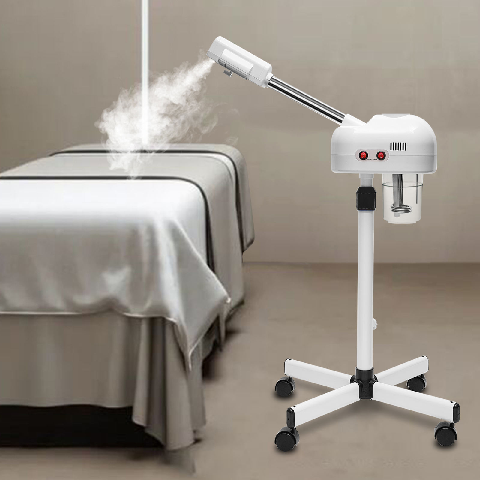 Vaporizador facial profesional de 750 ml, equipo de cuidado de la piel ajustable de 800 W, vaporizador para salón de belleza y tienda de spa