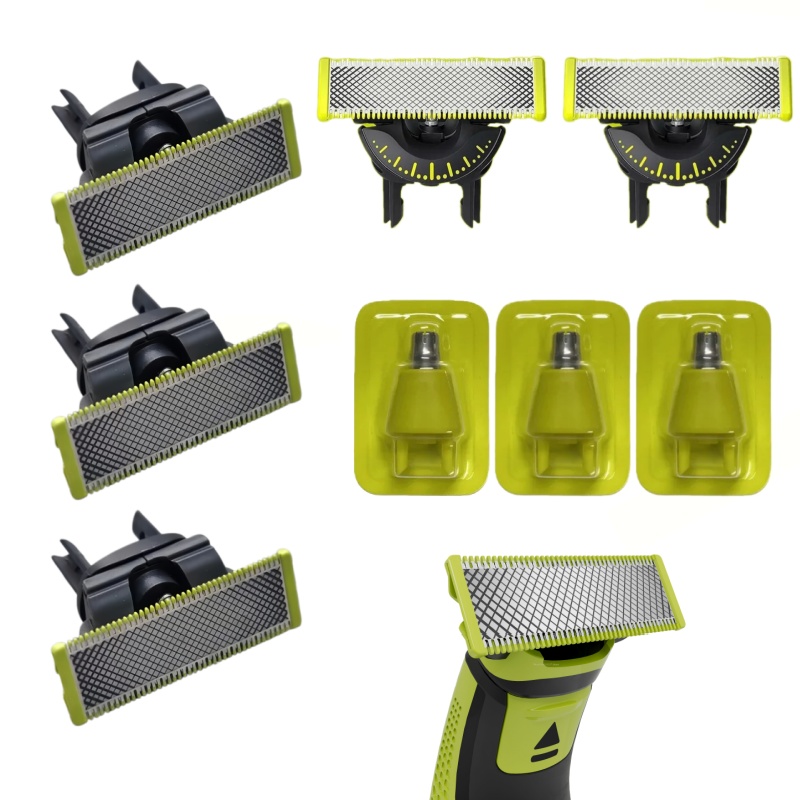 Cuchilla clásica de 360° compatible con los modelos QP2520, QP2630, QP6510, QP6531, recortadora de barba eléctrica híbrida y recortadora de vello nasal.