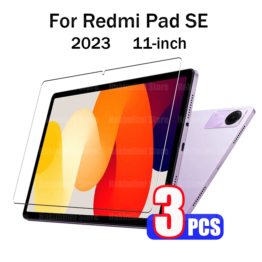 Protector de pantalla para Redmi Pad SE (11 pulgadas) 2023 9H Dureza Película de vidrio templado transparente antiarañazos para Xiaomi Redmi Pad SE 11"