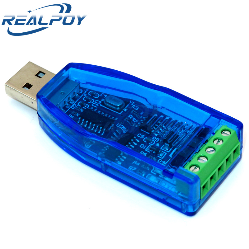 Промышленный преобразователь USB в RS485 RS232, обновленная защита, совместимость преобразователя RS485, стандарт V2.0, разъемная плата RS-485 A
