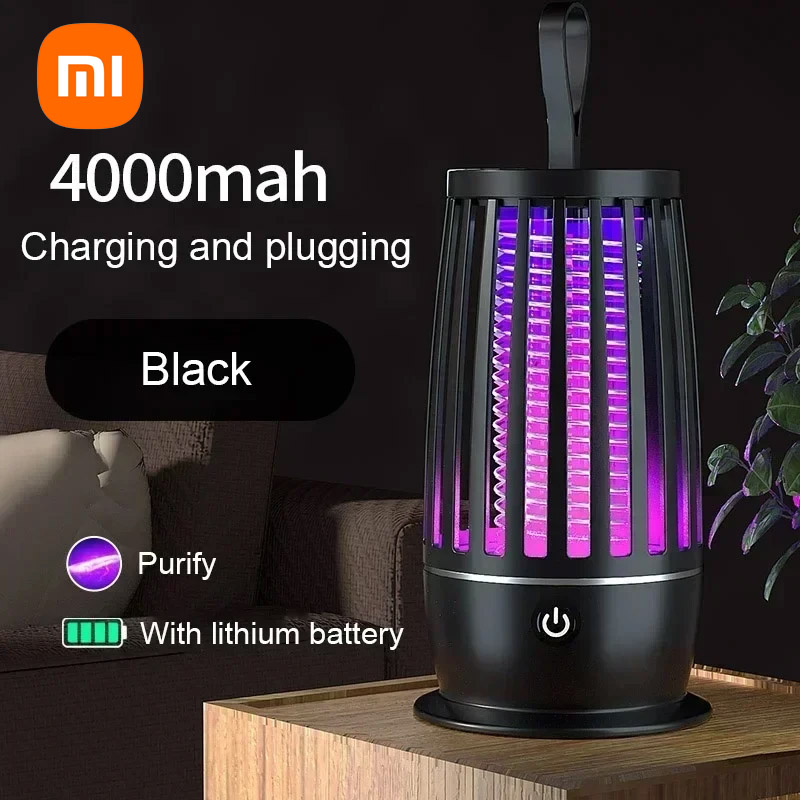 Xiaomi Mosquito Killer Lampada repellente USB ricaricabile elettrica Trappola per mosche Insetto Killer Outdoor Mute Anti forte Lampade per zanzare