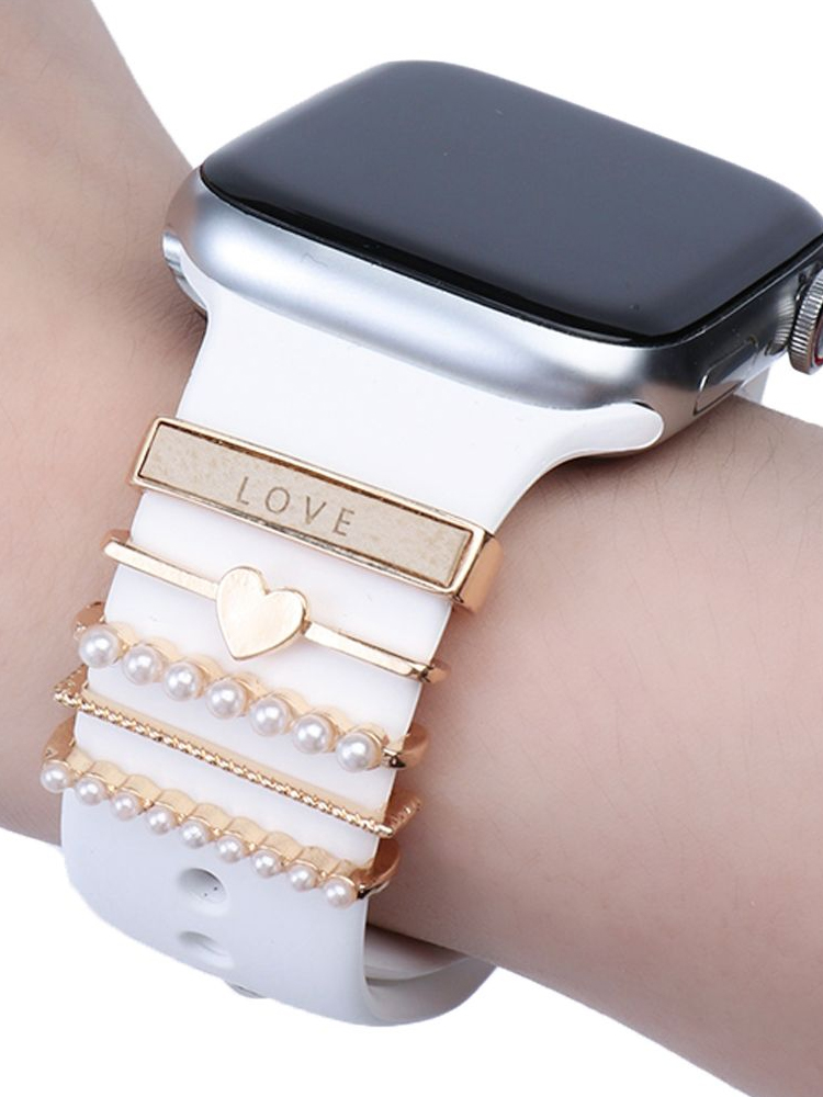 Dekoracje do paska Apple Watch serii 8 7 6 5 4 SE 9 Akcesoria Diamentowe ozdoby do paska Samsung/Huawei Watch Fit 3