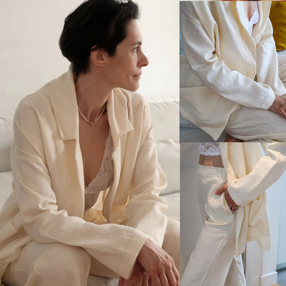 Elegant Women's Formal Dresses Summer Suit Gowns Peaked Lapel Jacket Coat And Pants For Female 2 Pieces Suit Customized