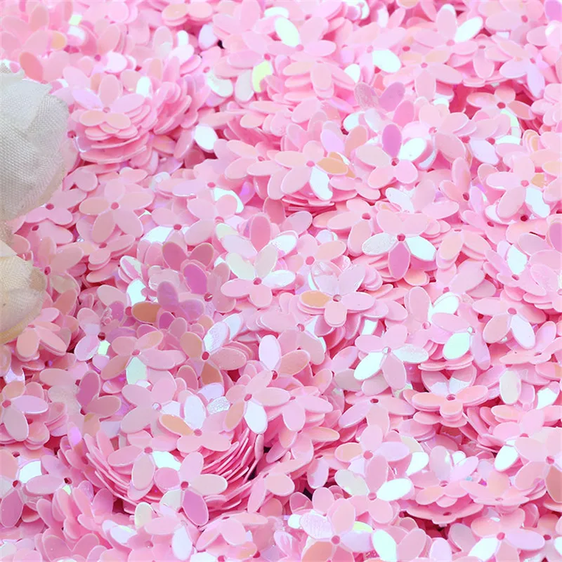 Coupe de paillettes roses pour femmes, 10mm, 10g