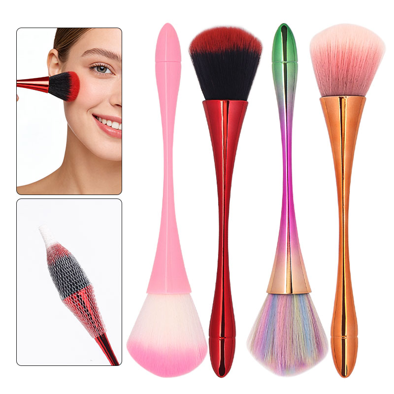 1 Stück Kosmetikpinsel, loser Puderpinsel, übergroßer Highlighter-Pinsel, Rougepinsel, weicher Make-up-Fixierpinsel, Schönheitswerkzeug