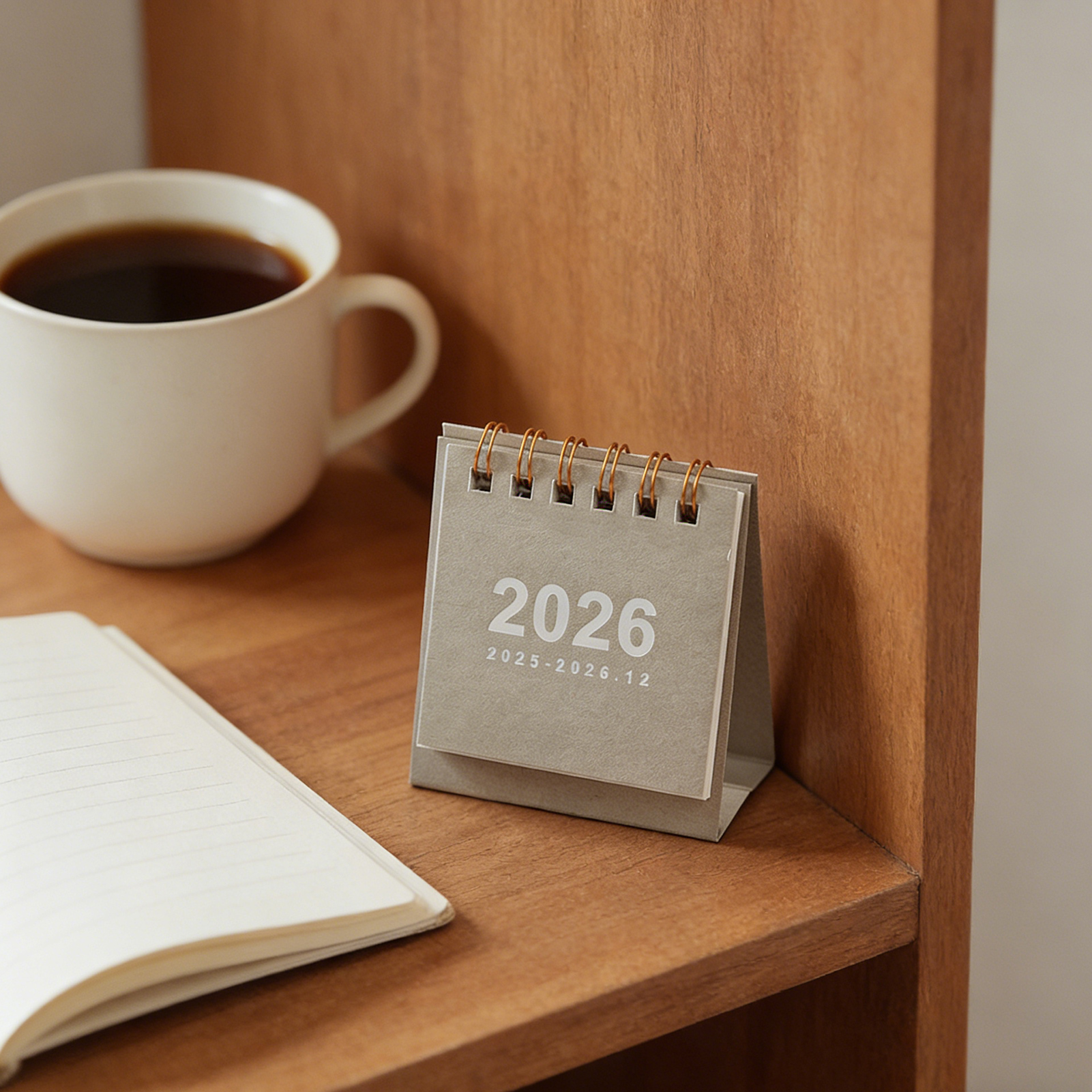 Mini Desk Calendar 2026 Simple Style Portable Desktop Small Size Planning Calendar