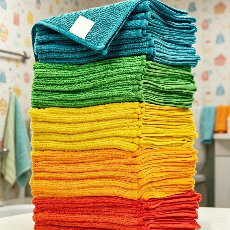 5/10er-Pack zufällig farblich sortierte Dopamin-Reinigungstücher, Küchen- und Haushalts-Geschirrtücher, Mehrzweck-Reinigungstücher, Auto-Reinigungstücher, saugfähige Reinigungstücher, geeignet für verschiedene Anwendungen