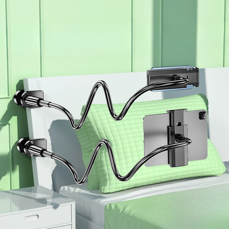 Soporte para tableta, Clip de montaje, agarre, brazo largo Flexible, cuello de cisne para iPad, iPhone, Switch, Galaxy Tab Kindle D1S6