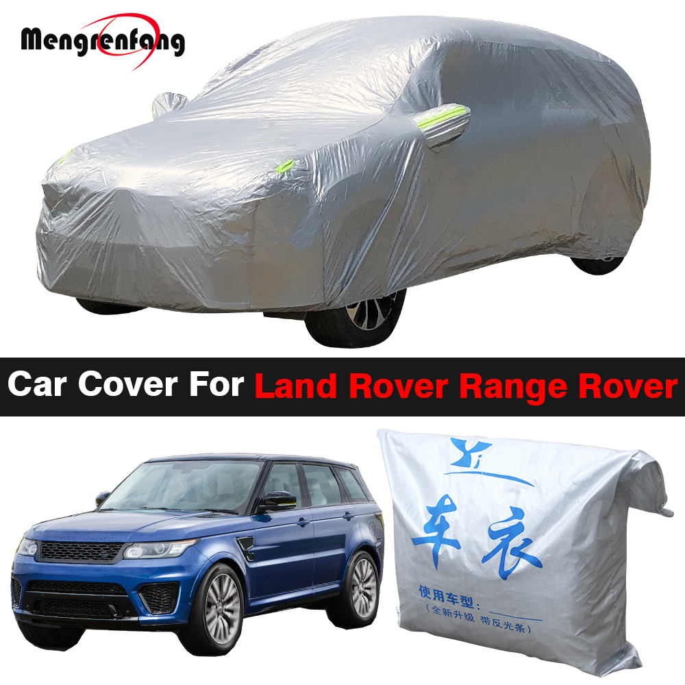 Pełny pokrowiec samochodowy do Land Rover Range Rover Sport Velar SUV Osłona przeciwsłoneczna Anti-UV Odporna na deszcz i śnieg osłona wiatroszczelna