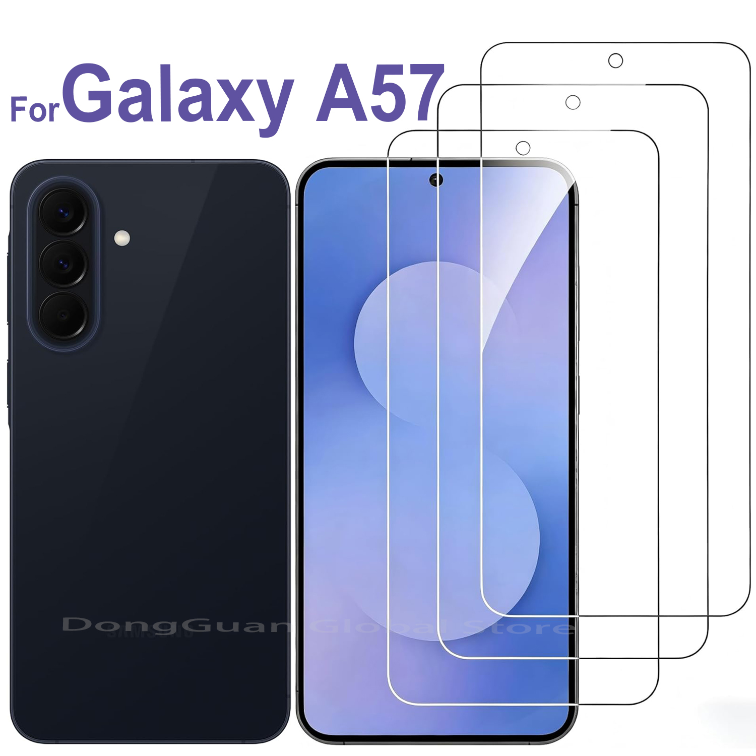 1/2/3/4 stuks voor Samsung Galaxy A57 5G gehard glas schermbeschermerglas