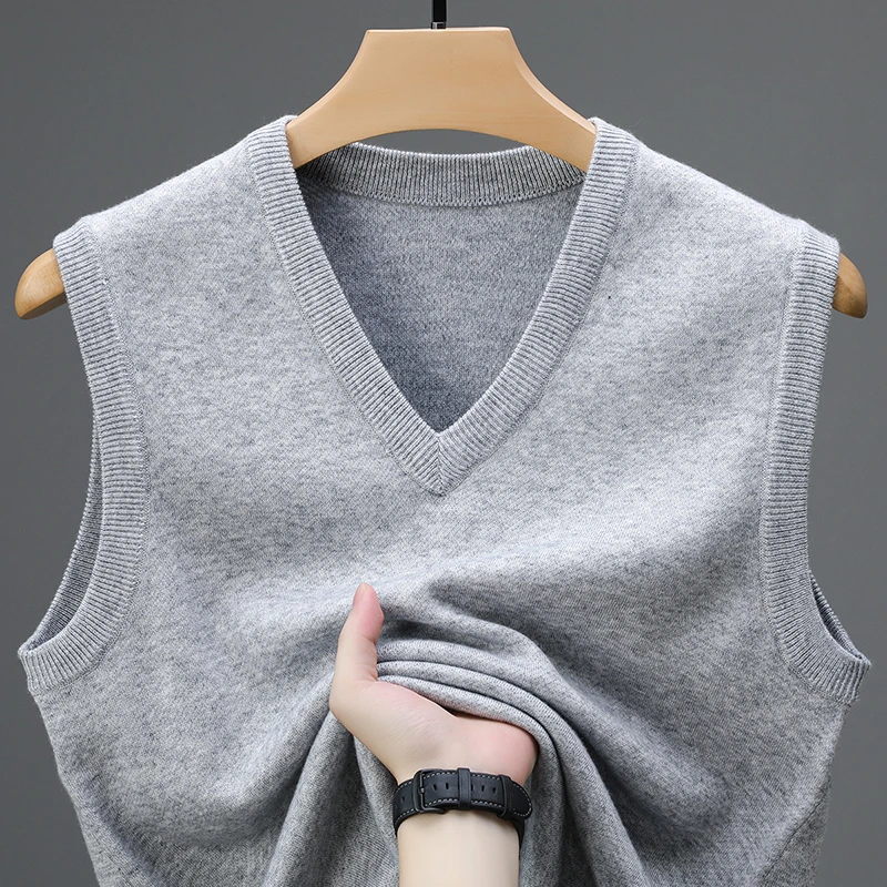 2025 suéter casual masculino colete quente e confortável outono inverno moda agasalhos