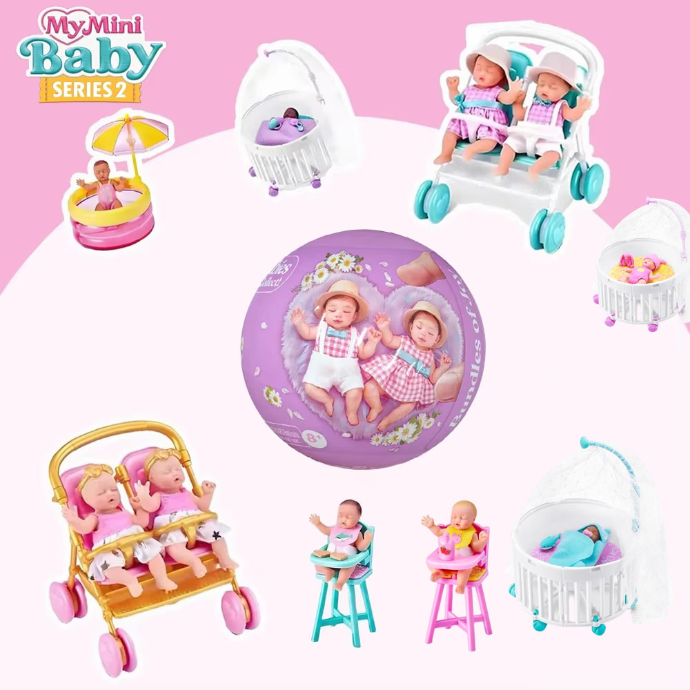 Zuru surpresa boneca surpresa série 2 meu mini bebê cápsula misteriosa colecionável 5 brinquedos misteriosos colecionáveis brinquedos novidade em miniatura