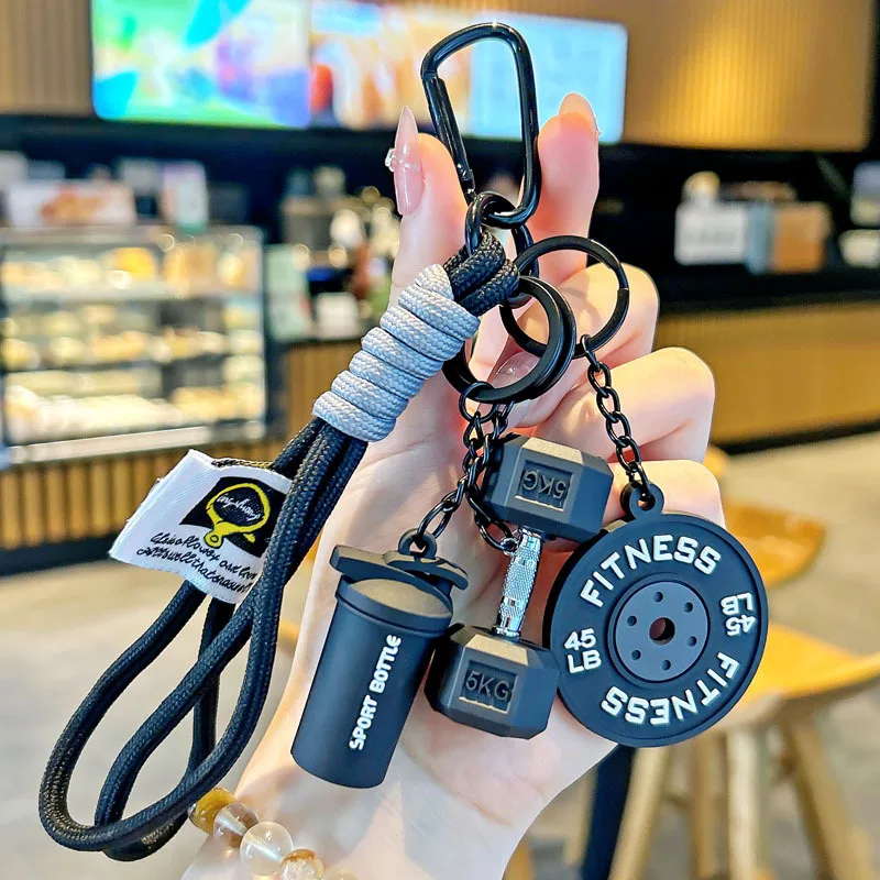 Fitness-Schlüsselanhänger für Gym-Liebhaber Premium-Geschenk Sportbegeisterte Zubehör für Trainingstaschen Wasserflaschen D-förmige Schnalle