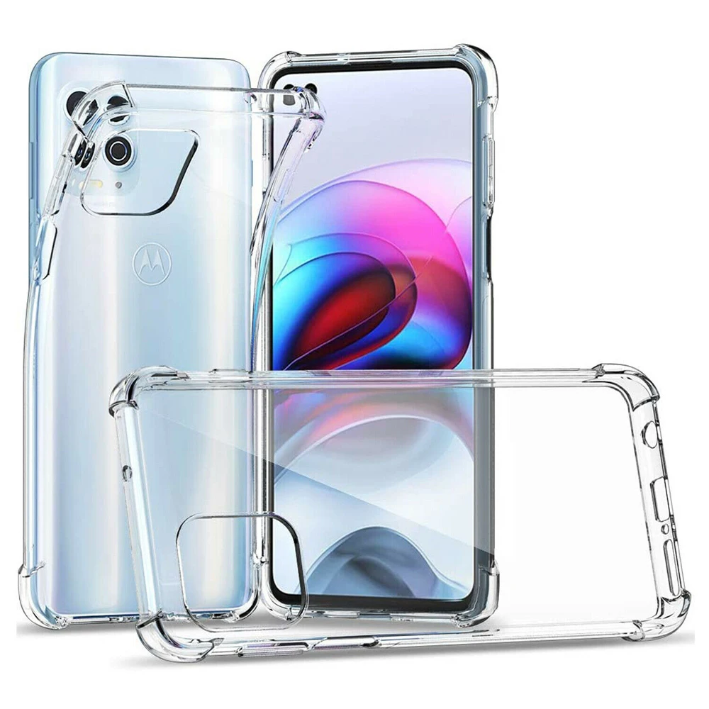 Funda transparente para Motorola Moto G22 G52 G41 G51 5G G200 G100 G60 G30 G20 G10 moto one Fusion Plus funda trasera de silicona suave TPU
