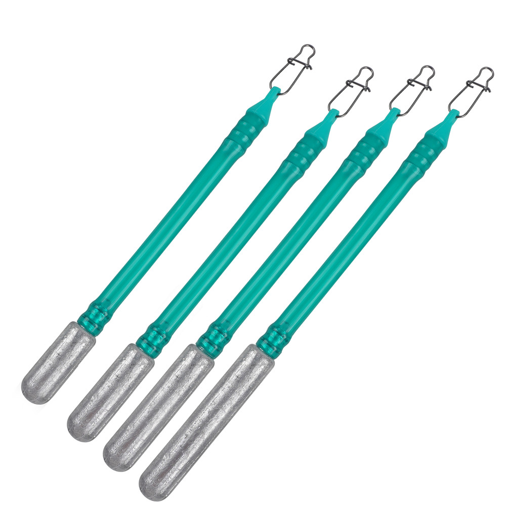 1 pezzo Slip Stick trascinamento pesi platine senza intagli per fondo che rimbalza alla deriva Catfishing rigs lure Fishing Tackle