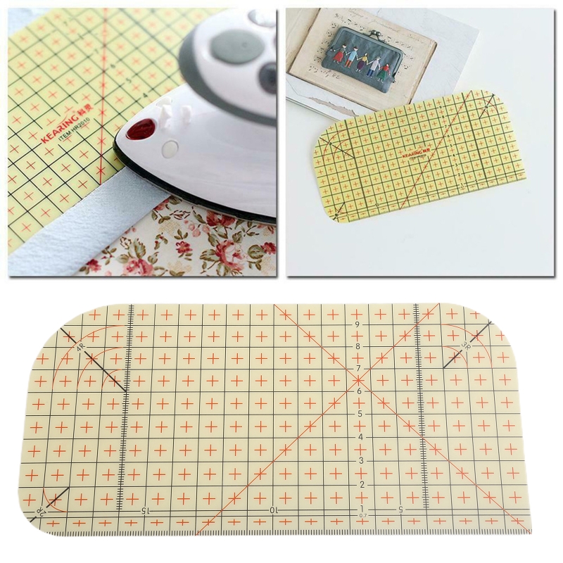 Stoff Bügeln Herrscher Quilten Herrscher Harz Gelbe Markierung Nicht Beleg für DIY Patchwork