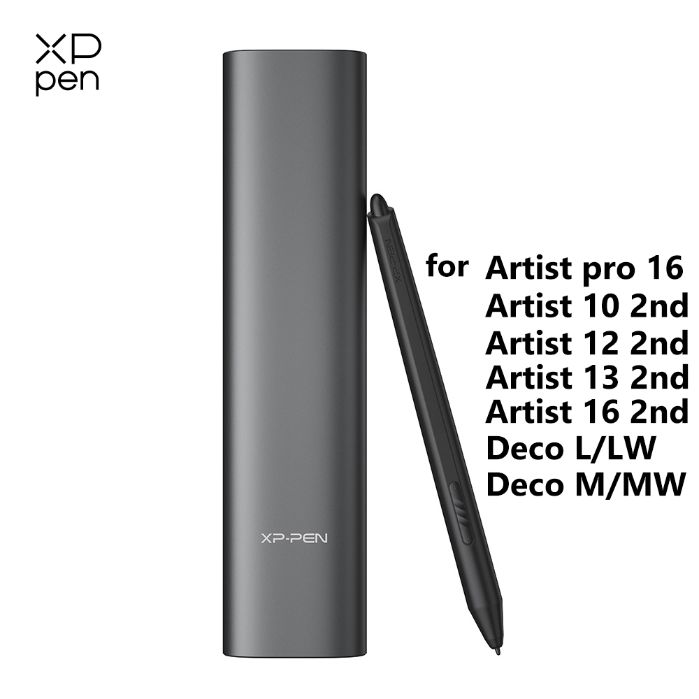 Caneta digital sem bateria XP-Pen X3 com 9 pontas de substituição para série artística (2a geração),Deco L/LW M/MW,Artist Pro 16