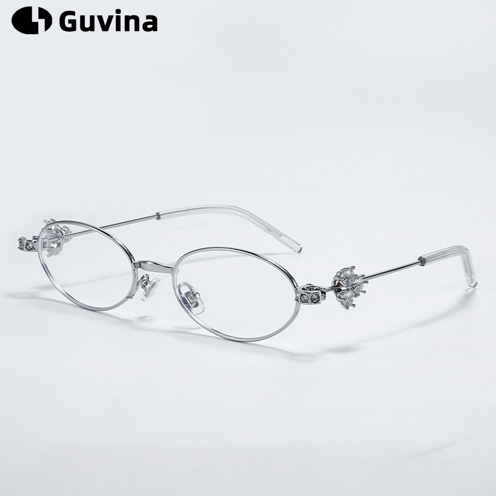Petites montures ovales de luxe pour femmes, flambant neuves, Anti-lumière bleue, ultralégères, mode optique, myopie, hypermétropie