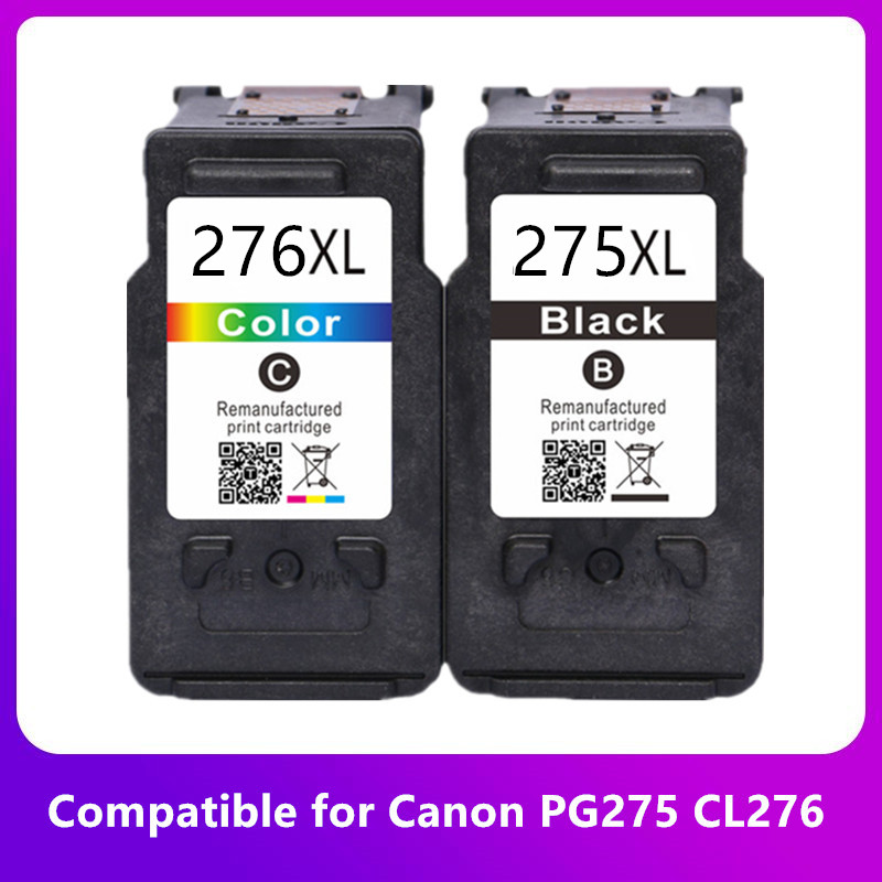 Cartouche d'encre reconditionnée 275XL 276XL PG 275 CL 276 XL PG275 CL276 pour imprimante Canon TS3522 TS3520 TR4720